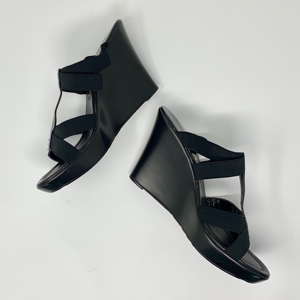 Charles David Black Wedges